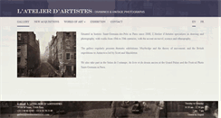 Desktop Screenshot of latelierdartistes.com
